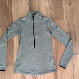 Nike Gray Long Sleeve Top